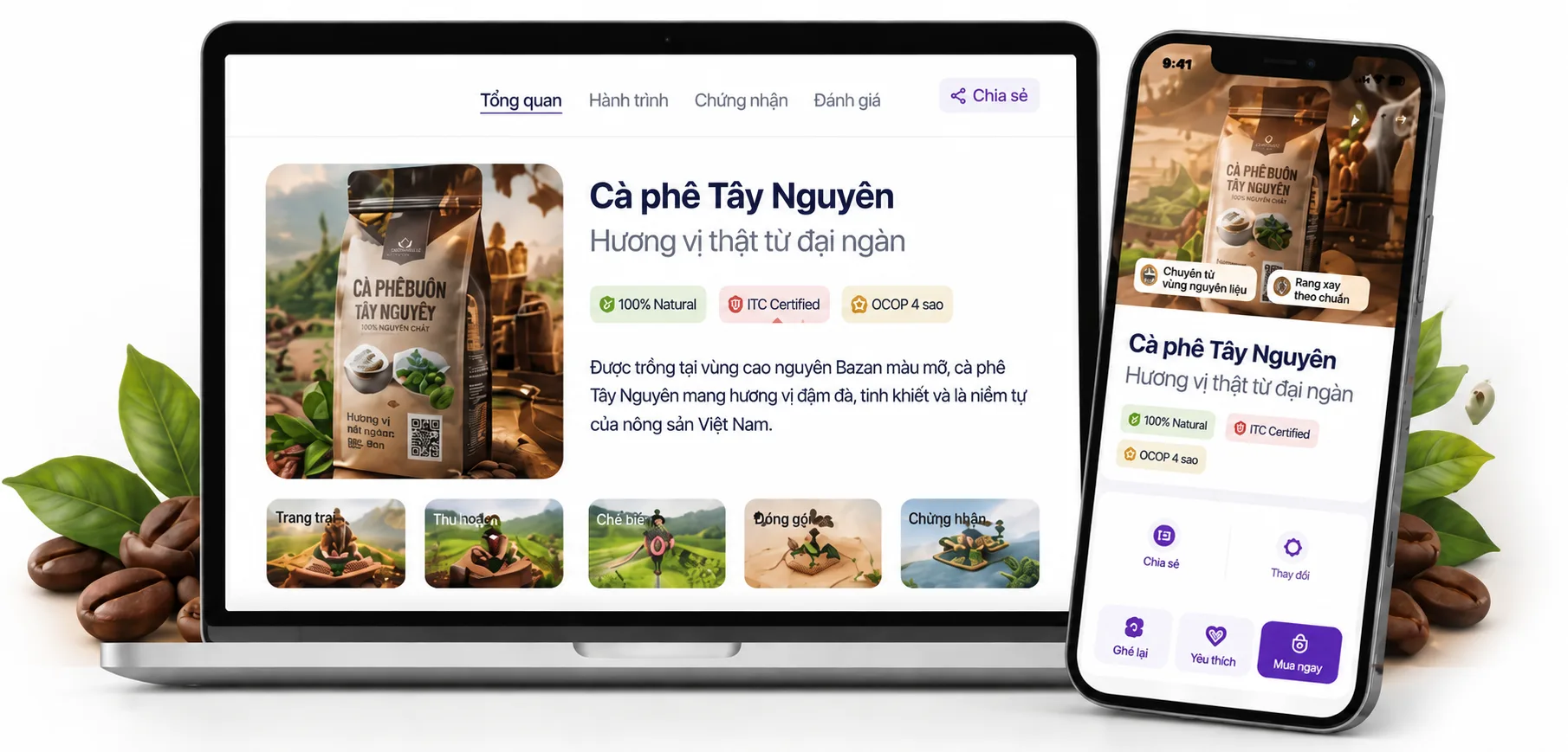 Hồ sơ số hiển thị trên máy tính và điện thoại