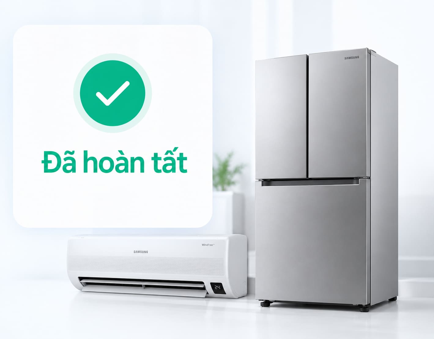 Đã hoàn tất dịch vụ