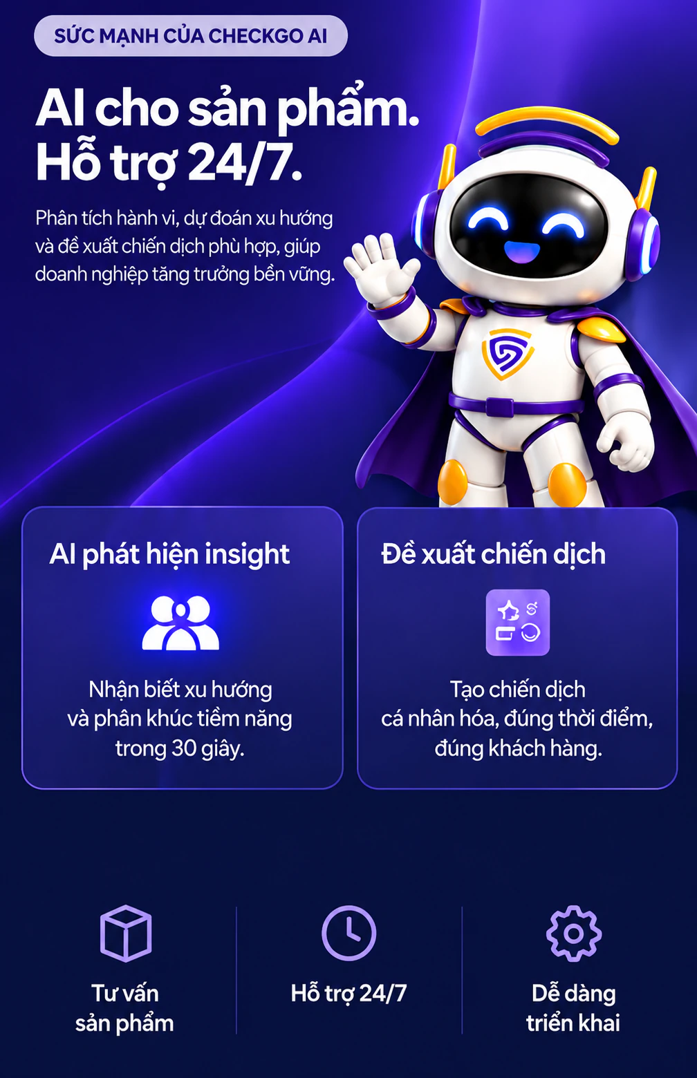 Sức mạnh của Checkgo AI: phân tích insight và đề xuất chiến dịch