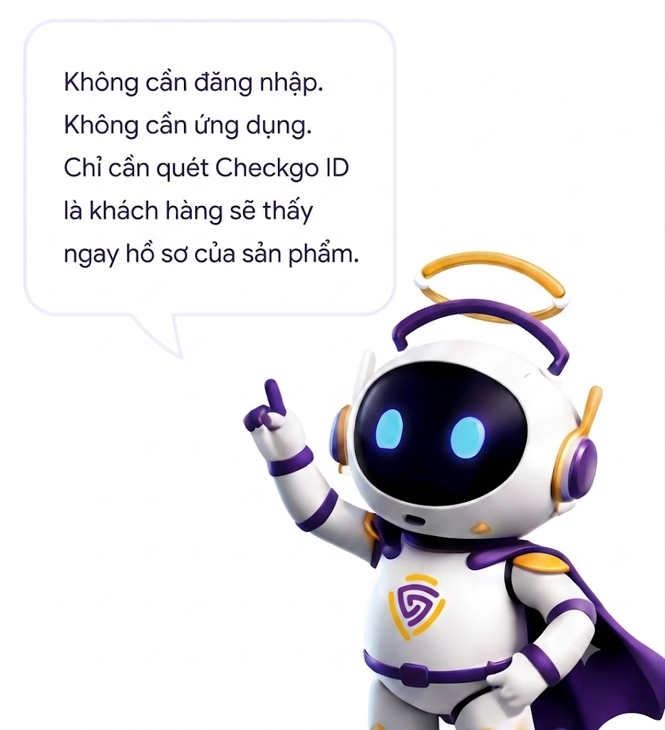 Checkgo Mascot Robot và thông điệp