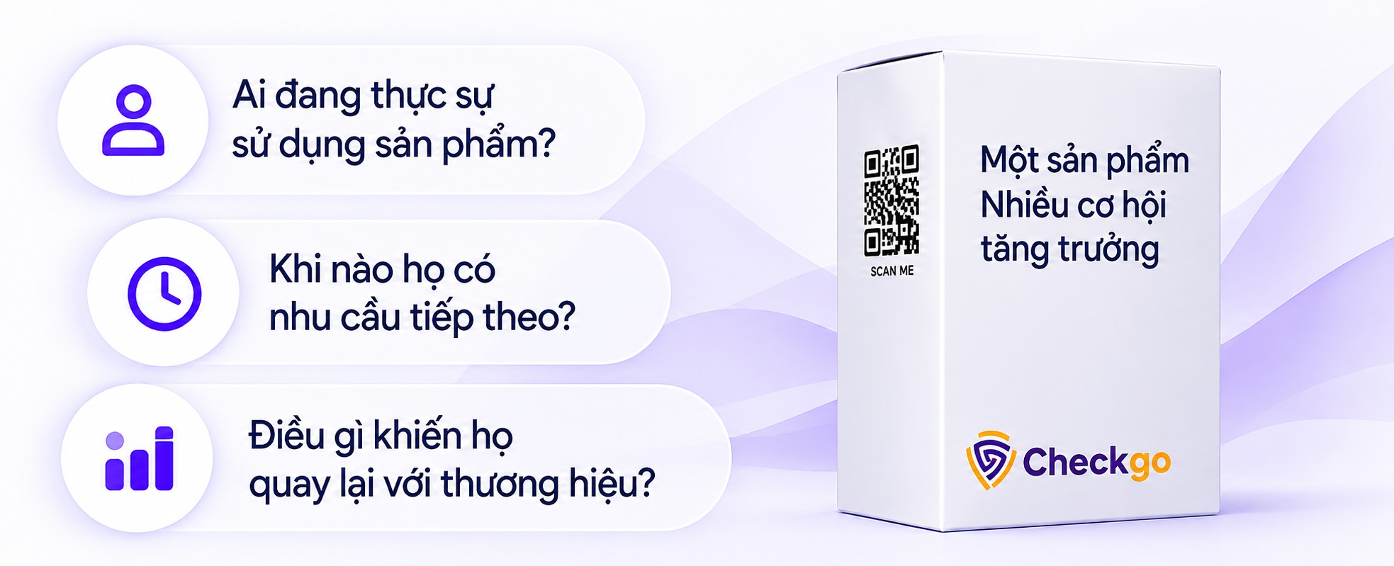 Ai đang thực sự sử dụng sản phẩm, khi nào họ có nhu cầu tiếp theo, điều gì khiến họ quay lại — một sản phẩm, nhiều cơ hội tăng trưởng