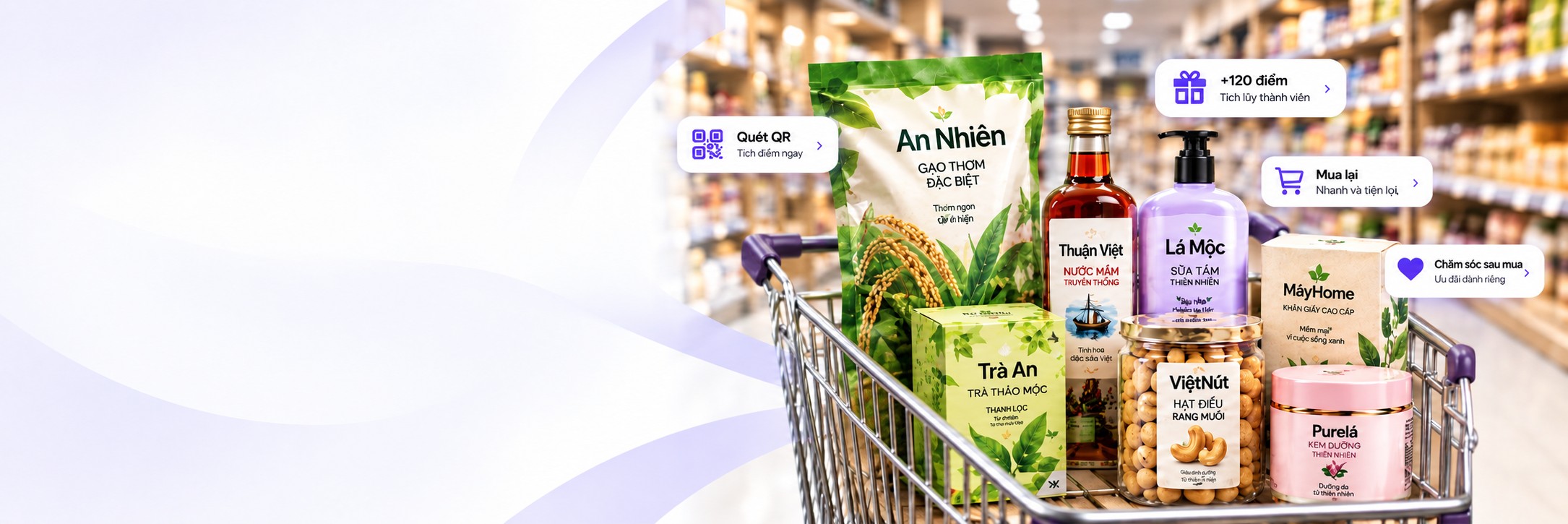 Giỏ hàng sản phẩm Việt được kích hoạt Checkgo